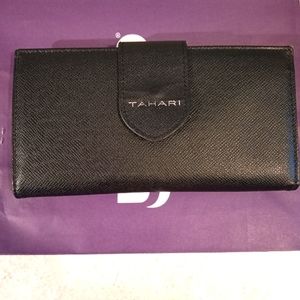 Tahari Black Wallet